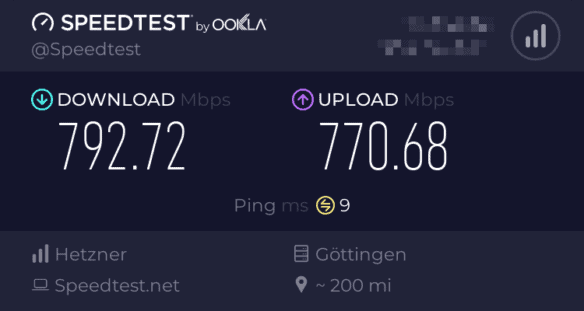 Speedtest - szybkość łącza w Cal.pl