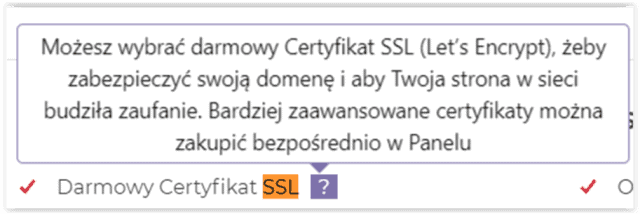 Darmowy SSL na hostingu