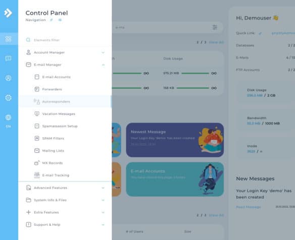 Autorespondery w DirectAdmin