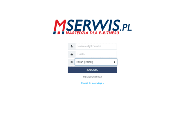 Webmail w MSERWIS