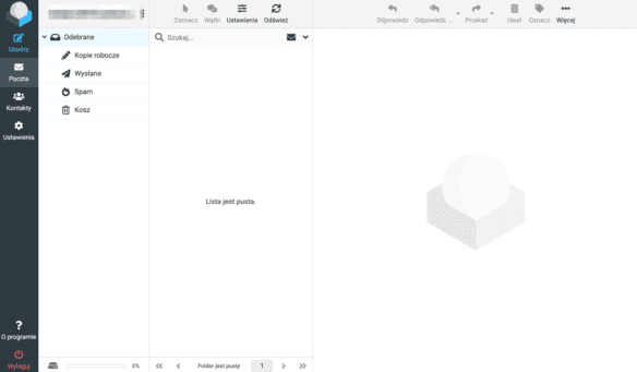 Webmail RoundCube - skrzynka