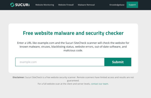 Sitecheck Securi.net