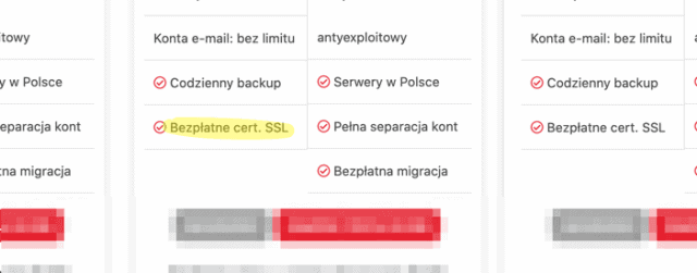 Darmowy SSL w Smarthost