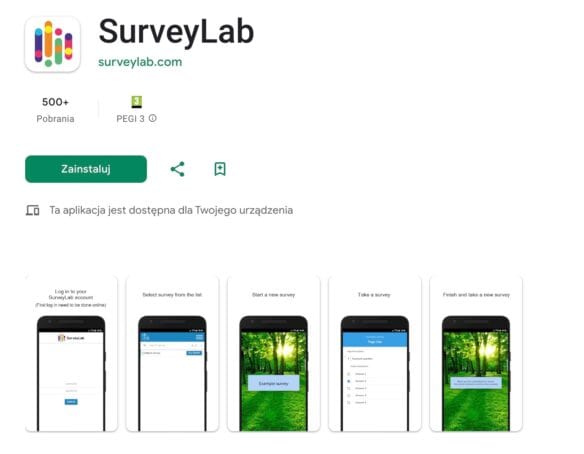 Aplikacja SurveyLab