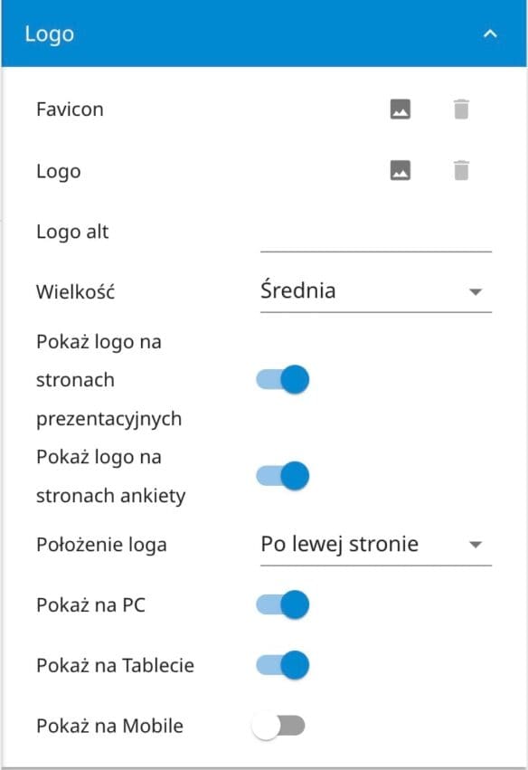 Branding ankiet w SurveyLab