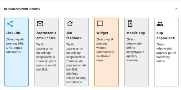 Zbieranie odpowiedzi w ankiecie SurveyLab