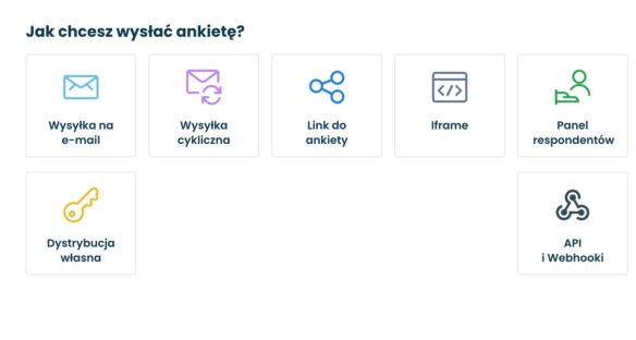 Wysyłka/udostępnianie ankiety